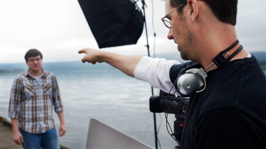 film director on a film set