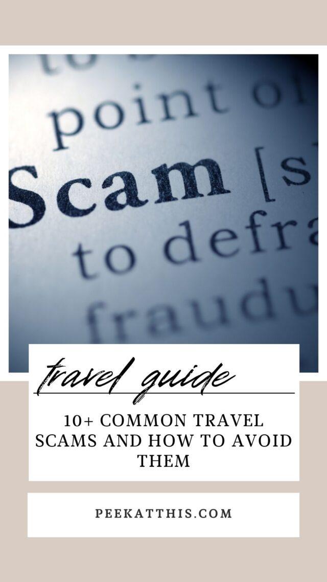Travel Scams