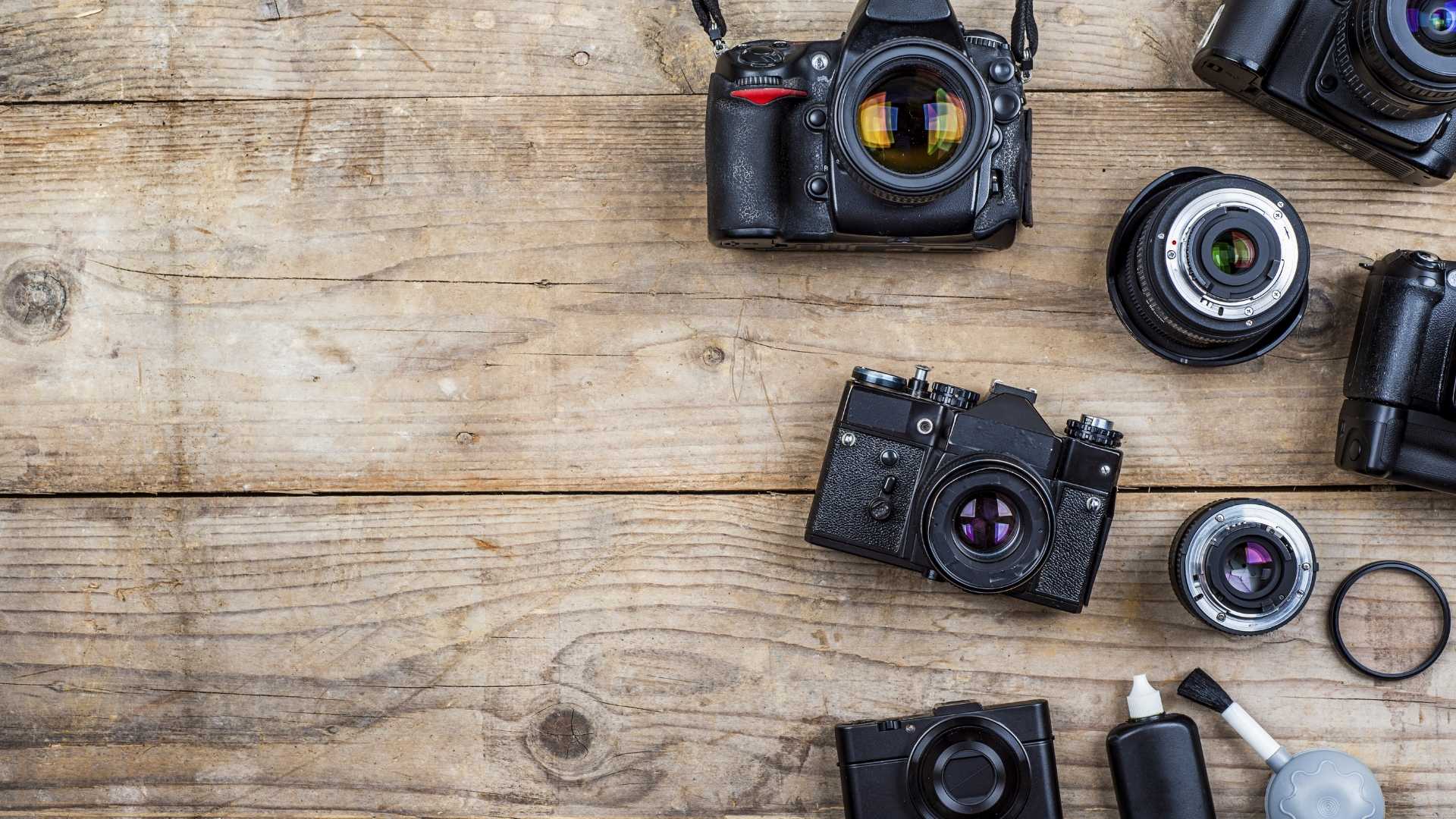 cinematic camera lens