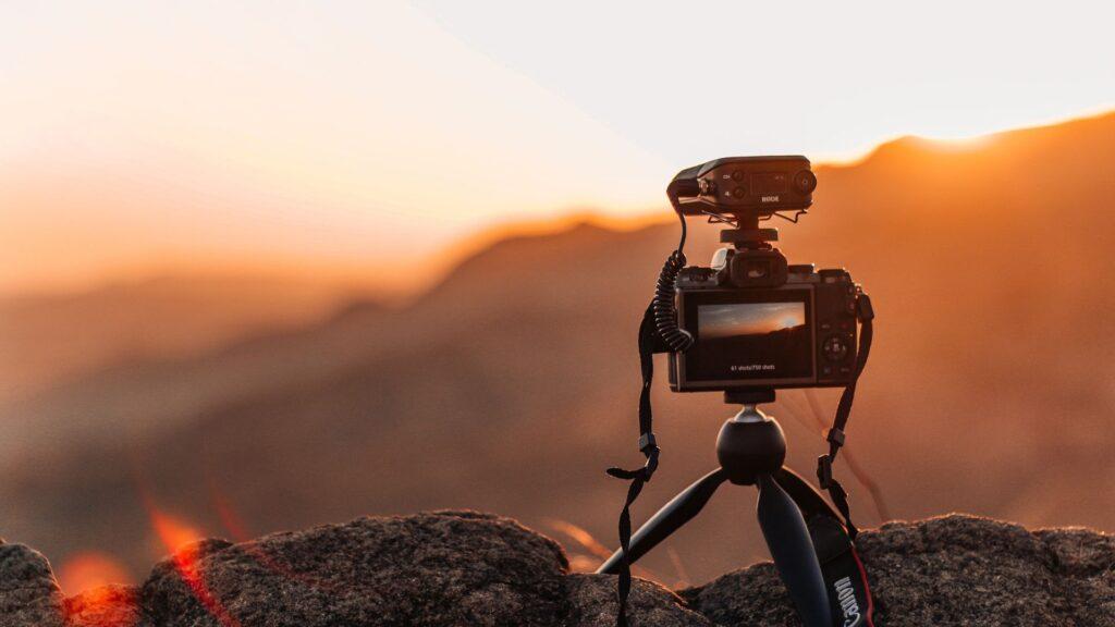 gopro gear sunset action camera