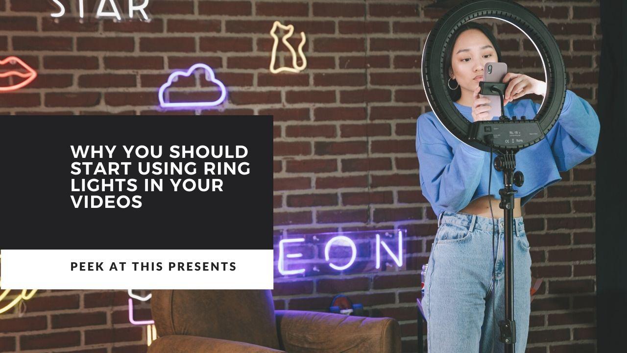 4 Popular Ways To Use Ring Lights For Impressive Lighting For Videos