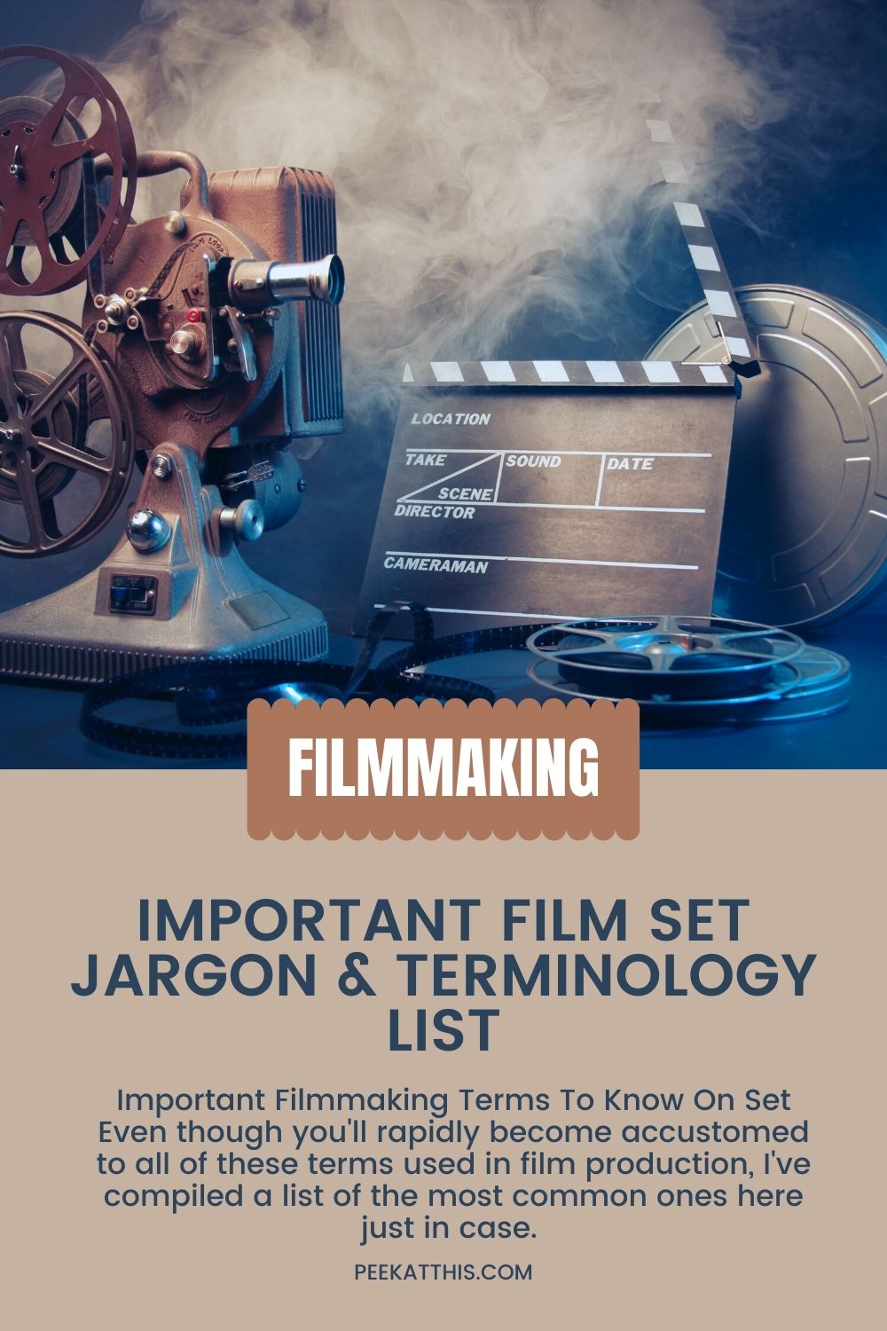 Film Set Jargon & Terminology List - Important Filmmaking Terms To Know ...