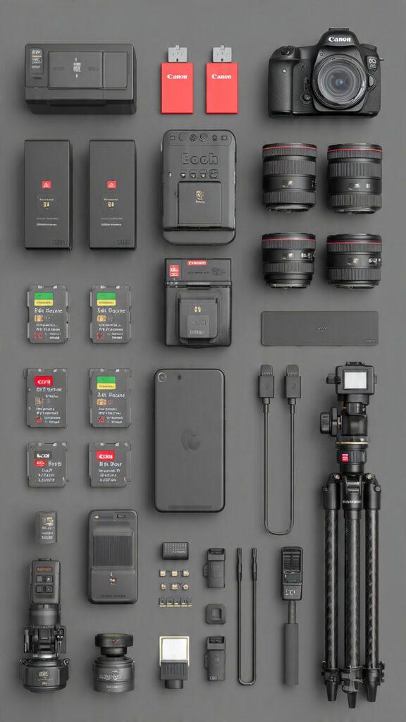 DSLR Filmmaking Kit for Peek At This featuring Canon EOS Rebel SL3 camera, lenses, audio equipment, support gear, and more