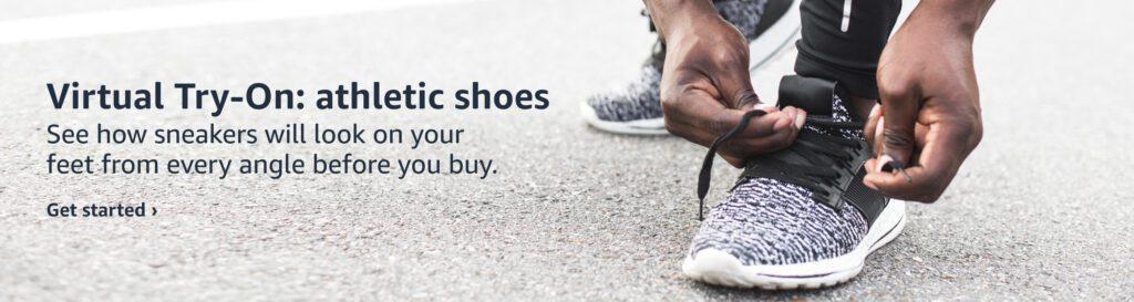 Virtual athletic shoes amazon