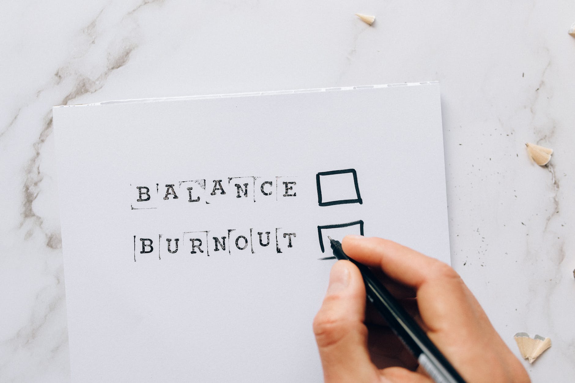 daily routine- close up photo of checklist on white paper