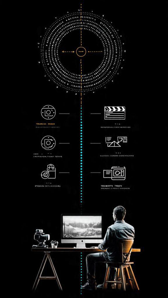 Alt: filmmaker showreel versus vlog comparison infographic for career strategy.