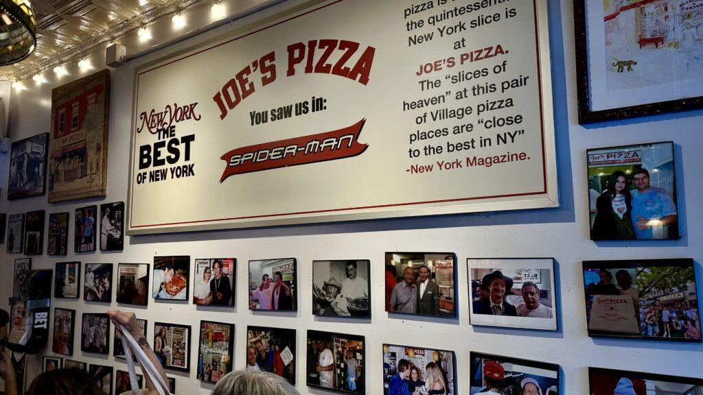 Where New York City meets Italian tradition: A peek inside the iconic Joe's Pizza.