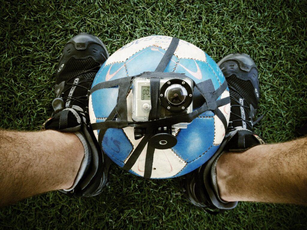 Low-cost DIY POV filmmaking gopro ball
