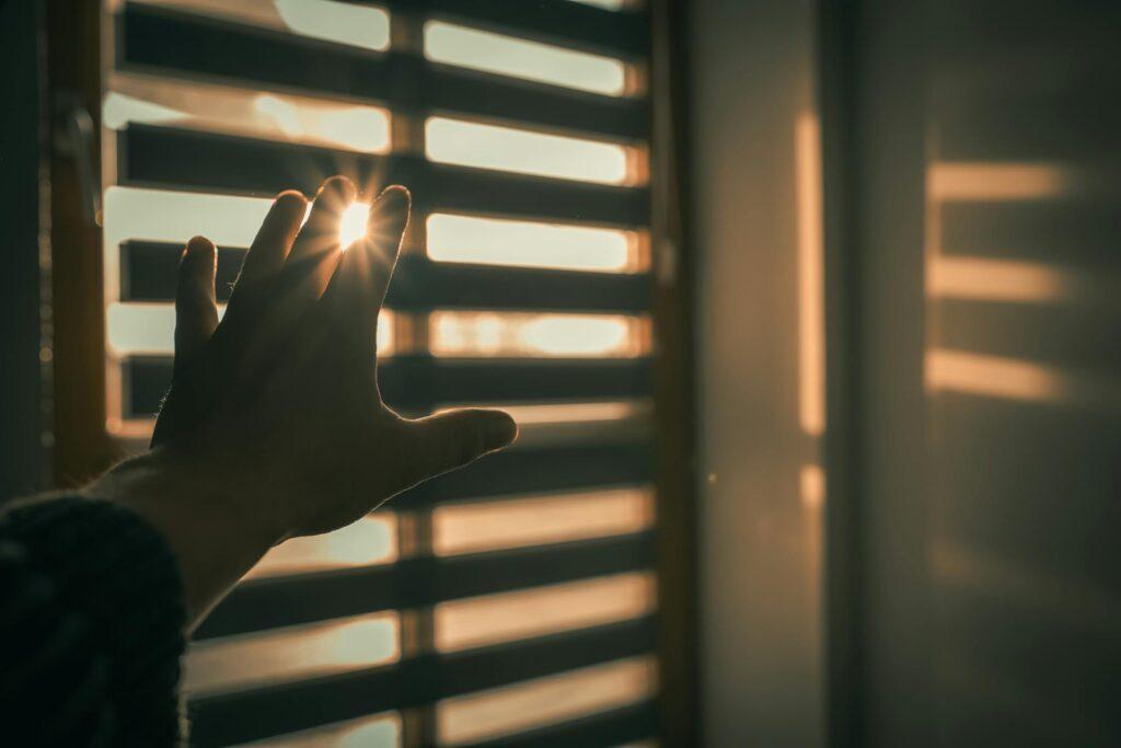lighting through a window