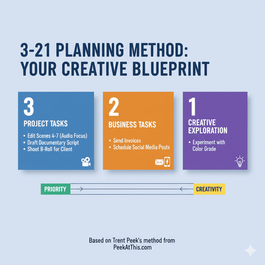 3-2-1 Planning Infographic